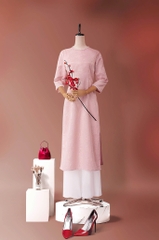 Áo Dài Mentosa Gấm Hoa-MTS310122401