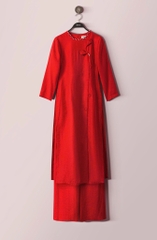 Áo Dài Mentosa Hoa Rum-KTS212122401