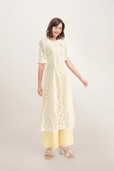 Áo Dài Mentosa Lục Cúc Khôi-MTS3250924