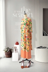 Áo Dài Mentosa Tơ Hoa-MTS321122401