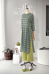 Áo Dài Mentosa Lụa Hoa-MTS321122402