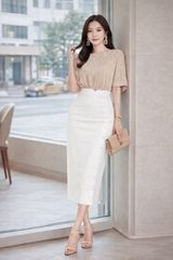 Chân Váy Katosa 3 Line Gài Nút-KTS32503249