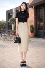 Chân Váy Katosa 3 Line Gài Nút-KTS32503249