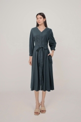 Đầm Katosa Cổ Tim Tay Ly 2 Màu-KTS32409247