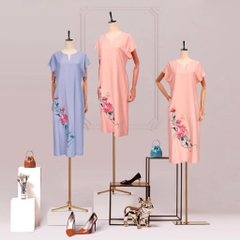 Đầm Katosa Thêu Mẫu Đơn Cổ Y-KTS20403252