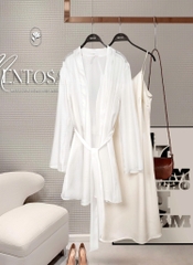 Áo Mentosa Organza Thắt Nơ Eo 2 Màu-ATMTS131025L1