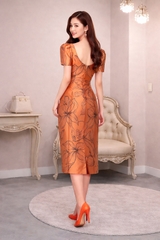 Đầm Katosa Cổ V Dáng Bút Chì-KTS221112