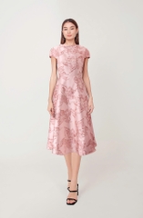 Đầm Gấm Cổ Cao-KTS32703241