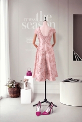 Đầm Gấm Cổ Cao-KTS32703241