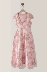 Đầm Gấm Cổ Cao-KTS32703241