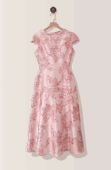 Đầm Gấm Cổ Cao-KTS32703241