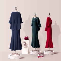 Đầm Katosa Bèo Tay Cánh Tiên 3 Màu-TPSXD030823