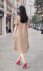 Đầm Katosa Linen Thêu-KTS32202241