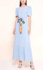 Đầm Maxi Katosa Mắc Cáo Hoa-TPSXD240623