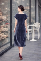 Đầm Nhung Vnxk CM 3 Màu-D1AT18010