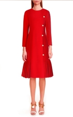 Đầm Katosa Tay Dài Rập Ly 2 Màu-KTS220711