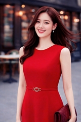 Đầm Katosa Gold Dây Eo-KTS122318