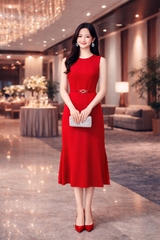 Đầm Katosa Gold Dây Eo-KTS122318