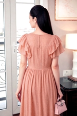 Đầm Katosa Voan Hạt Phối Bèo 2 Màu-KTS32102244