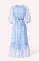 Đầm Katosa Tơ Hoa Tay Lỡ-KTS3060124