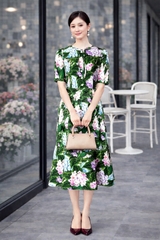 Đầm Katosa Tay Ngắn Đuôi Cá-KTS220712