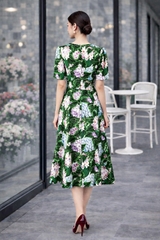 Đầm Katosa Tay Ngắn Đuôi Cá-KTS220712