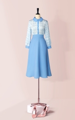 Đầm Katosa Tay Dài Dáng Xòe-KTS222712