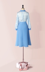 Đầm Katosa Tay Dài Dáng Xòe-KTS222712