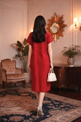 Đầm Katosa Suông Thêu Mẫu Đơn-KTS2030425