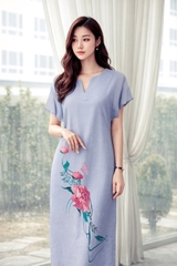 Đầm Katosa Thêu Mẫu Đơn Cổ Y-KTS20403252