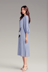 Đầm Katosa Tơ Xước Mẫu Đơn-KTS20203252