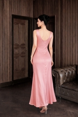 Đầm Lụa Mentosa Dài Dáng Slip 2 Màu-DLMTS271025L1