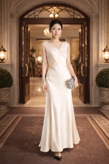 Đầm Lụa Mentosa Dài Dáng Slip 2 Màu-DLMTS271025L1