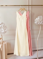 Đầm Lụa Mentosa Dài Dáng Slip 2 Màu-DLMTS271025L1