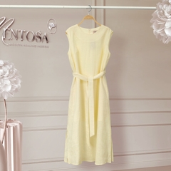 Đầm Mentosa Linen Thắt Eo-DMTS051125L1