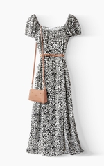 Đầm Suông Xẻ Tà PMC Vnxk Nhiều Màu-TPSRFXT323