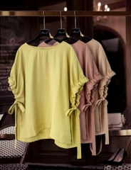 Áo Mentosa Blouse Boho Linen Crepe-AMTS260825D1