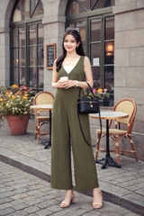 Jumpsuit Cổ Tim Sát Nách-KTS231106