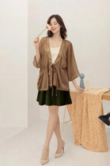 Áo Choàng Mentosa Buộc Dây 2 Màu-KMTS130925L1