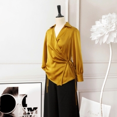 Áo Lụa Grape Nữ Tính Mentosa 2 Màu-AMTS081225L1