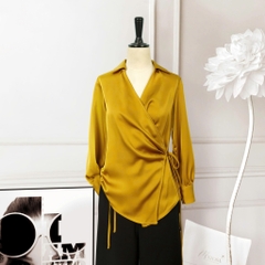 Áo Lụa Grape Nữ Tính Mentosa 2 Màu-AMTS081225L1