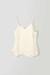 Áo Lụa Hai Dây Cổ Chữ V Mentosa 4 Màu-AMTS021025L1