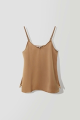 Áo Lụa Hai Dây Cổ Chữ V Mentosa 4 Màu-AMTS021025L1