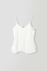 Áo Lụa Hai Dây Cổ Chữ V Mentosa 4 Màu-AMTS021025L1