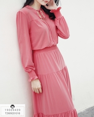 Đầm Thun Michael Tay Dài Chạy Smocking Tay + Eo - T2909201018