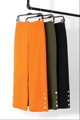 Quần Tây Ống Suông Katosa Phối Nút 3 Màu-QAT03011