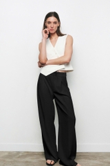 Quần Zara Ống Rộng Cạp Đôi-ZR24122401