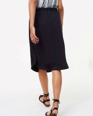 Chân Váy Loft Đen Vạt Bầu Thắt Dây-R1304050517