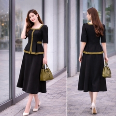 Set Katosa Cổ Vuông Phối Màu-KTS32307240