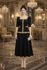 Set Katosa Cổ Vuông Phối Màu-KTS32307240